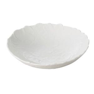 ブルーム ≪製造会社取寄≫花白磁 盛皿 (かざり付ける箱)[日本製 美濃焼 食器]差し上げ物 (-)【入数:20】