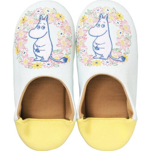丸眞 MOOMIN ムーミン グムーミンとリース ルームシューズ スリッパ (1525003200)【入数:3】