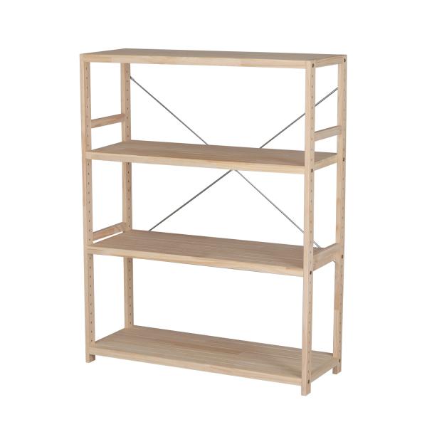 楽天市場】パインラック4段80 HZPR-4D82 NA ナチュラル 4段幅80 エイ