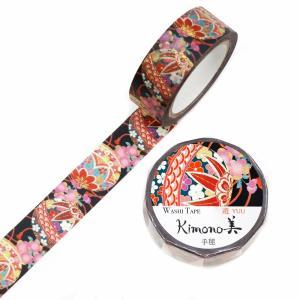 カミイソ産商 【2025年新作】Kimono美 マスキング磁気テープ 手毬(てまり)15mm×7m巻 【和柄】 (GR2077)【入数:20】