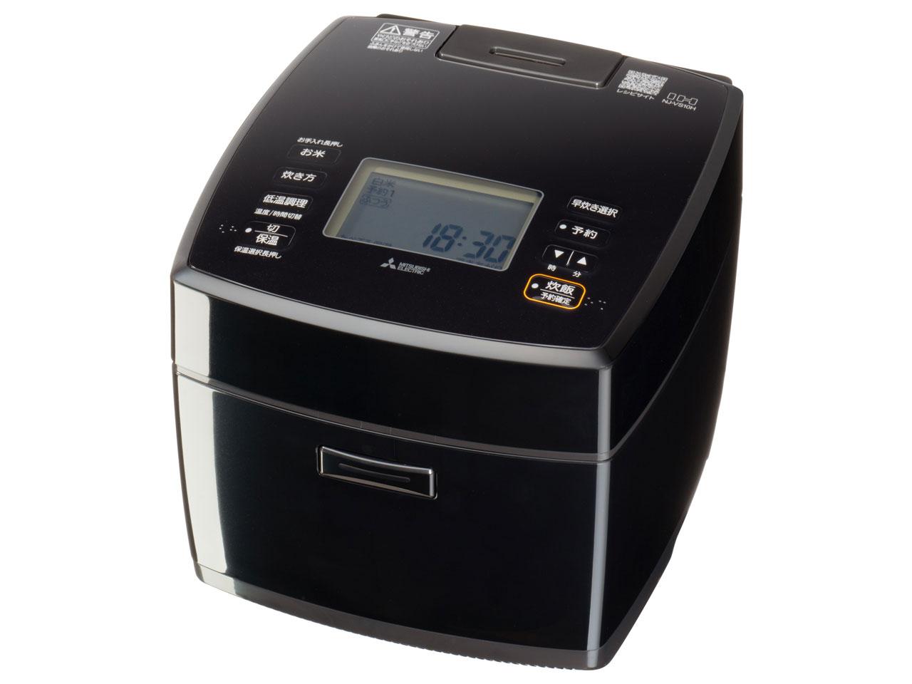 MITSUBISHI 三菱 IHジャー炊飯器 炭炊釜 5.5合 NJ-VV10F 楽天市場】三菱電機 炊飯器 NJ-VV10F 炭炊釜 織火 備長炭コート : ガス