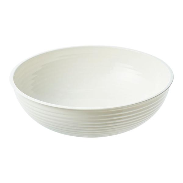 CAMBRO (キャンブロ) キャンブロ　丸型リブタイプサラダボールＲＳＢ１２ＣＷ　（ホワイト）【LSL11121B】