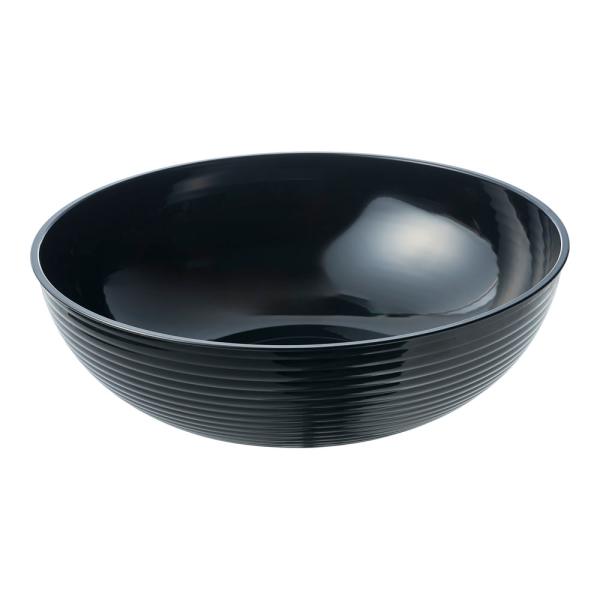 CAMBRO (キャンブロ) キャンブロ 丸型リブタイプサラダボールＲＳＢ２３ＣＷ （黒いこと）【LSL11239A】