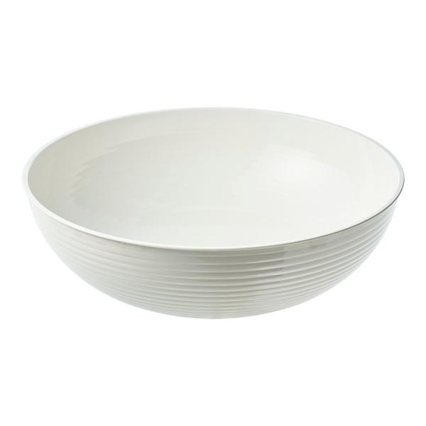 CAMBRO (キャンブロ) キャンブロ　丸型リブタイプサラダボールＲＳＢ２３ＣＷ　（ホワイト）【LSL11231B】｜ECJOY！店