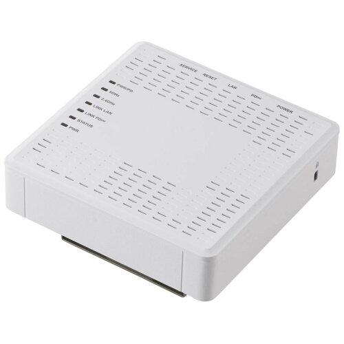 ELECOM エレコム 無線電話メモリアクセス尖んがり/Wi-Fi7/かっこ良い/流れ2+2/2.5G(WAB-BE36-S)