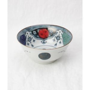 アワサカ ≪メーカー取寄≫【Shonzui】色絵瓔珞紋 多用丼 [日本製 美濃焼 食器 陶器] (-)【入数:40】