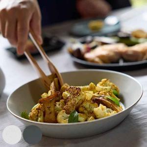 TAMAKI ≪製造会社取寄≫カサネ ラウンドどんぶり鉢 L WH[五分五分製 食器] (T-960042)【入数:40】