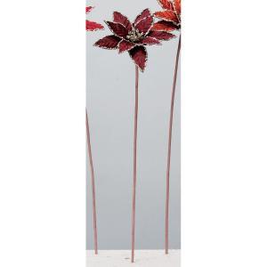 ASCA アスカ ジュエルラインポインセチア (AX60412-015)【入数:12】 造花-花・ガーデン・DIY