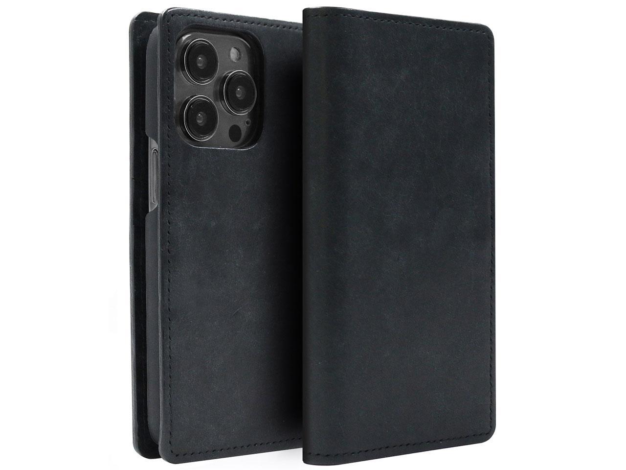 ロア・インターナショナル ABS24062I14PBK iPhone 2022 6.1 3眼 MARGOT イタリアンレザーダイアリーケース 黒いこと ABBISIGNATURE 黒いこと ABS24062i14PBK