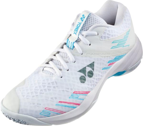 YONEX ヨネックス パワークッションカスケードアクセルミッド (SHBCA1MD) [色 : 白いこと/天の原青碧] [大きさ : 23.5]