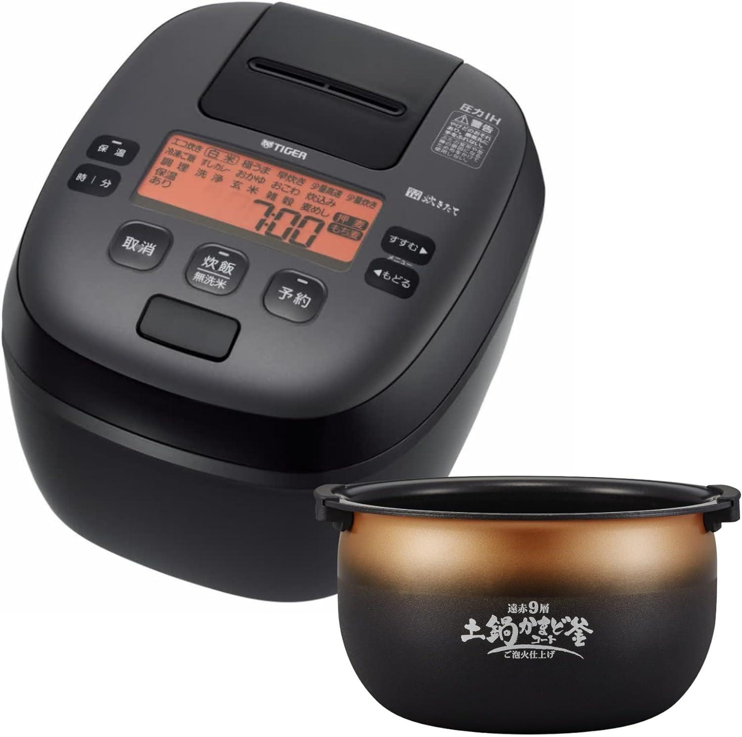 【在庫限即納】TIGER タイガー魔法瓶 TIGER 炊飯器 炊きたて JPI-S10N-K [ブラック]｜ECJOY！店