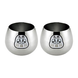 よこやま 燕熟の技 感温律動的な調子タンプラー 390ml 2マイコン 福だるまEJES-1201