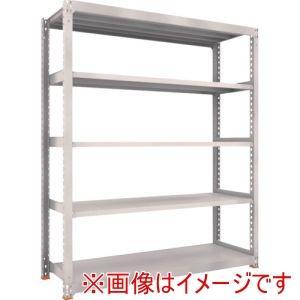 TRUSCO トラスコ中山 TRUSCO スチールラック M5型中量棚 900X471XH2400 5段 単体 免震樹脂ベース付 ネオグレー ネオグレー (M58355SFC 8000NG)