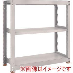 TRUSCO トラスコ中山 TRUSCO スチールラック M5型中量棚 1500X921XH2400 3段 単体 免震樹脂ベース付 ネオグレー ネオグレー (M58593SFC 8000NG)|ECJOY!店