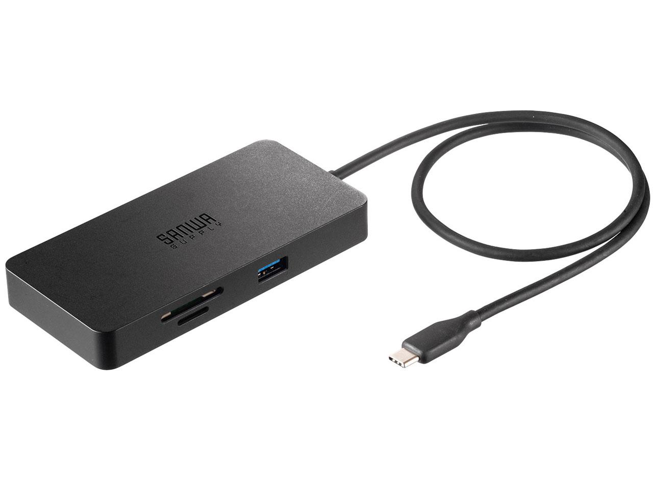 SANWASUPPLY サンワサプライ USB Type-C ドッキングステーション【USB-DKM5BKN】|ECJOY!店