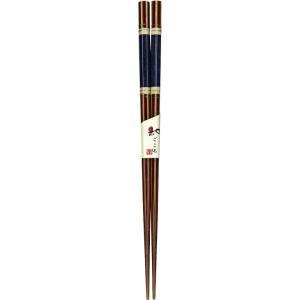 アオバ(Aoba) 【箸】 六角初音 紺 22.5糎[木製 御厨子所物の具 食器 箸] (a04504970112546191)【入数:40】