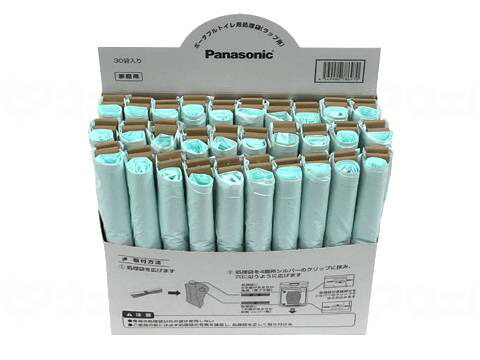 PANASONIC パナソニック ポータブルトイレ用処理袋(ラップ用) (PN-L50102) ケース