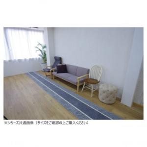 三愛繊維(San-Ai-Sen-I) アラン 廊下敷きマット(抗菌防臭 吸水速乾) 日本製 65×700cm グレー (2175737)