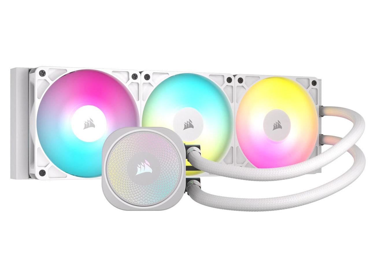 コルセア 飾り気の無い水冷中央処理装置冷房装置 NAUTILUS 360 RS ARGB White