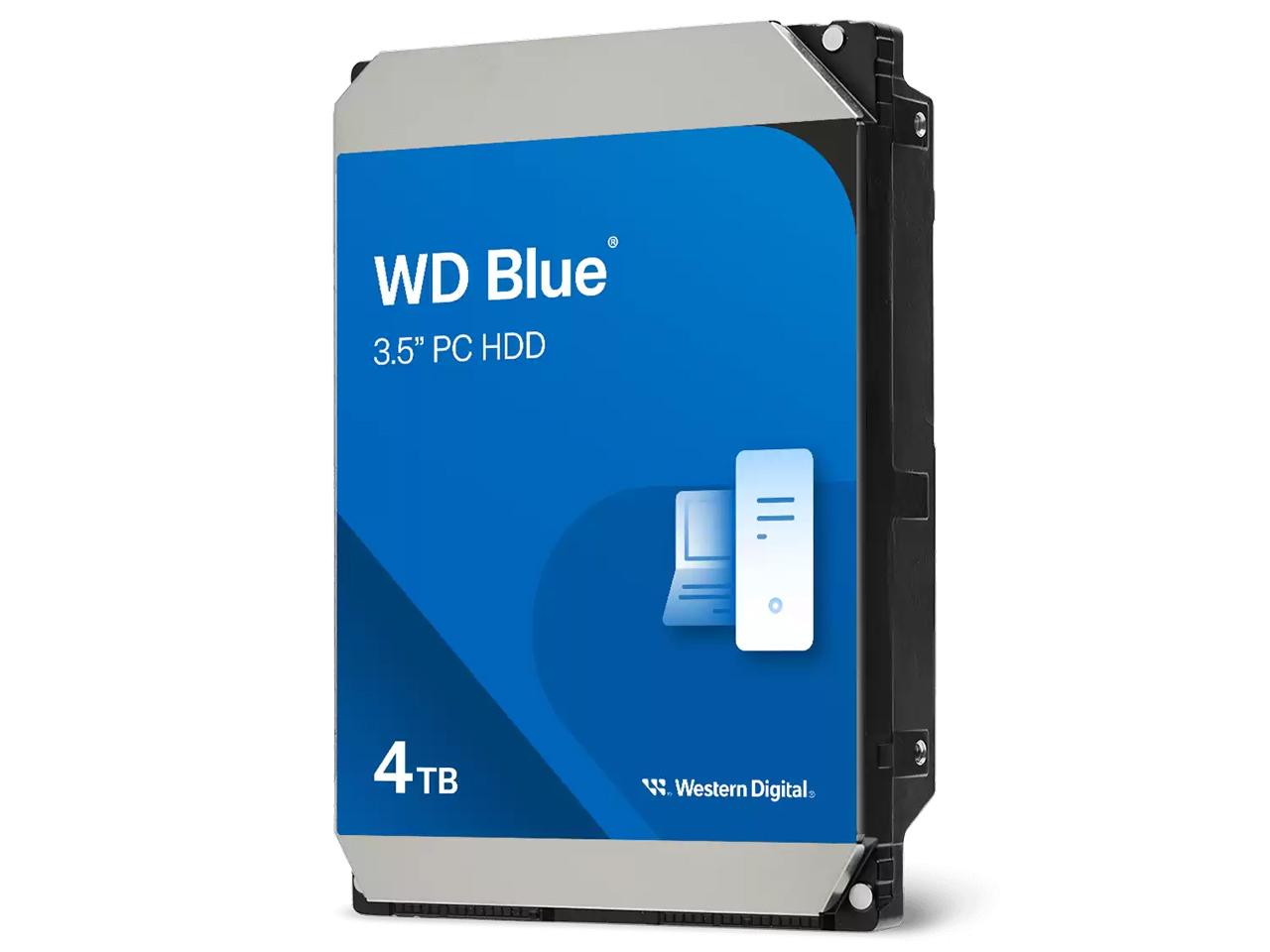 WESTERN DIGITAL WD Blue PC Desktop Hard Drive-4 TB (WD40EZZX)|ECJOY!店