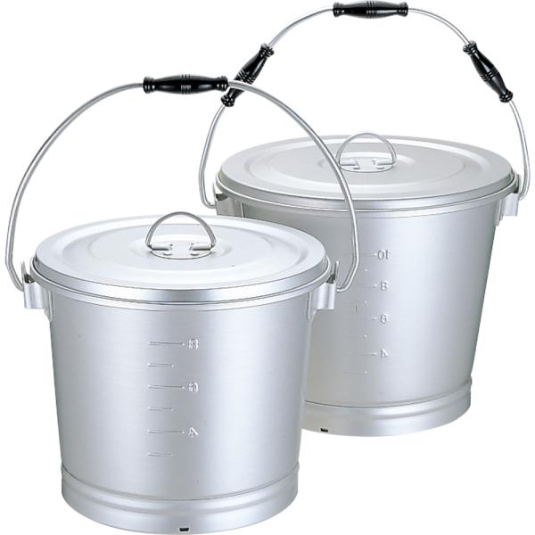エムテートリマツ アルミ一重汁食缶　16L（にぎり3ヶ付） 012034004 1個 7,640円