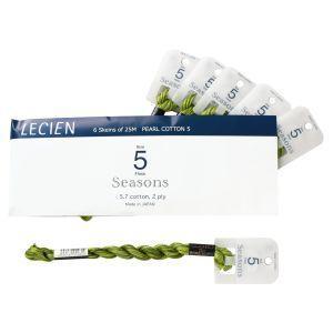 LECIEN (ルシアン) COSMO(全ての存在) Seasons 5番 縫い糸 色番 (105) (50-6_105)【入数:5】