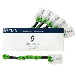 LECIEN (ルシアン) COSMO(コスモ) Seasons 5番 刺しゅう糸 色番 (107) (50-6_107)【入数:5】