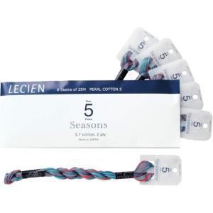 LECIEN (ルシアン) COSMO(全ての存在) Seasons 5番 縫い糸 色番 (201) (50-6_201)【入数:5】