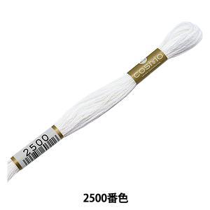 LECIEN (ルシアン) COSMO(コスモ) 25番 刺しゅう糸 色番 (2500) (25-6_2500)【入数:5】