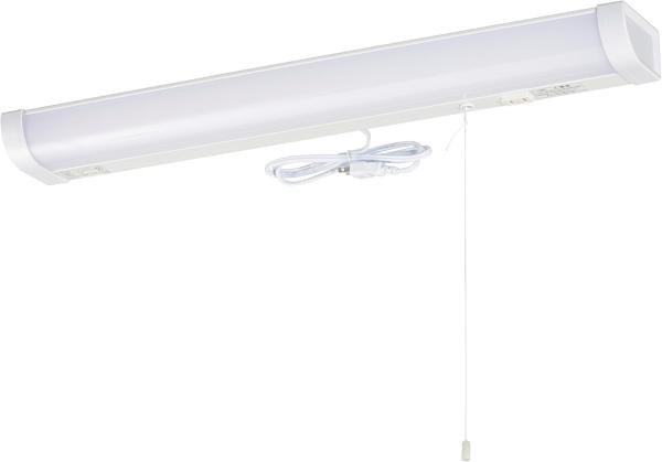 OHM オーム電機 LED流し元灯 20W形(引きひもスイッチ/長さ630mm/1300 lm/12.3W/昼光色相当/屋内専用/配線工事不要) LT-LSL13D-HS