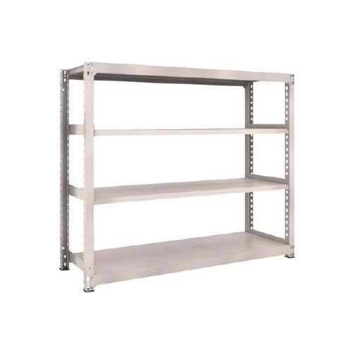 TRUSCO トラスコ中山 ＴＲＵＳＣＯ　Ｍ３００Ｋｇ型中量棚１８００×５７１×Ｈ１５００単体　ネオグレ M3-5664 5059381