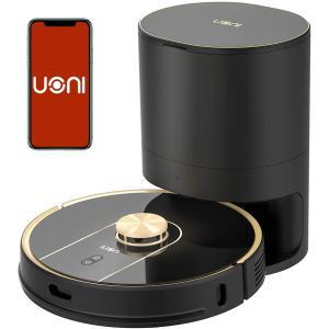 Uoni(ユリ) UONI ロボット掃除機 水拭き・自動ゴミ収集 V980 plus Set 2700pa 静音 長時間稼働 wifi接続 アプリ対応 遠距離操作 Alexa対応