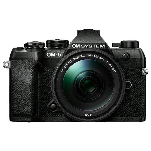 OMデジタルソリューションズ OM5MarkII14-150mBLK OM-5 Mark II 14-150粍 II 水晶体一揃いの道具 鏡鑑受け答え一眼写真機  黒いこと  [望遠レンズ]