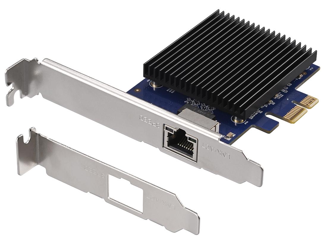 BUFFALO 緩衝装置置き目 LGY-PCIE-MG3 10GbE相応うPCI Express2階建てバス用ローカルエリアネットワーク歌留多(LGY-PCIE-MG3)
