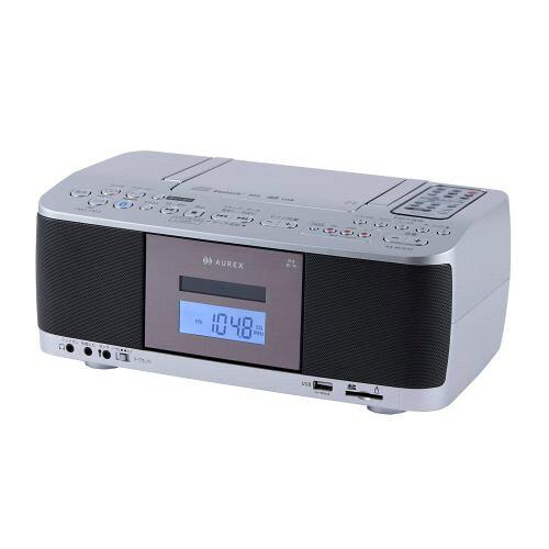 TOSHIBA 東芝 東芝 AX-KCR70(S) CDラジカセ 声くっきり機能搭載 Bluetooth録音対応 シルバー(AX-KCR70(S))
