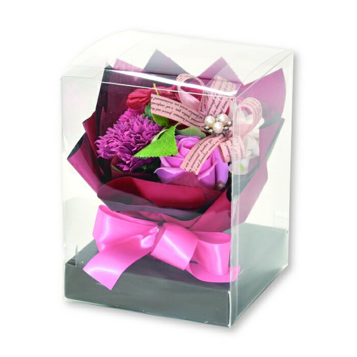 罌粟名古屋(Poppy Nagoya) 石ケンお花 4色合いサクラ色胸花(12個アソート)PK/PU/RD/YE 色任じる可 (SH-042RD)【入数:24】