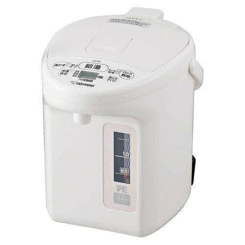 ZOJIRUSHI 象印 CVTF22 VE電気まほうびん 優湯生 ホワイト CV-TF22 [2.2L /蒸気セーブ機能つき]｜ECJOY！店