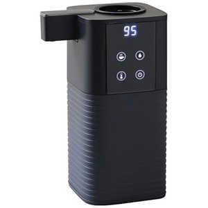 YAMAZEN ZPK-2L-B 次世代電気ポット 0.5秒でお湯が沸く 11段階温度設定可能 2Lペットボトル対応 ブラック(ZPK-2L)|ECJOY!店