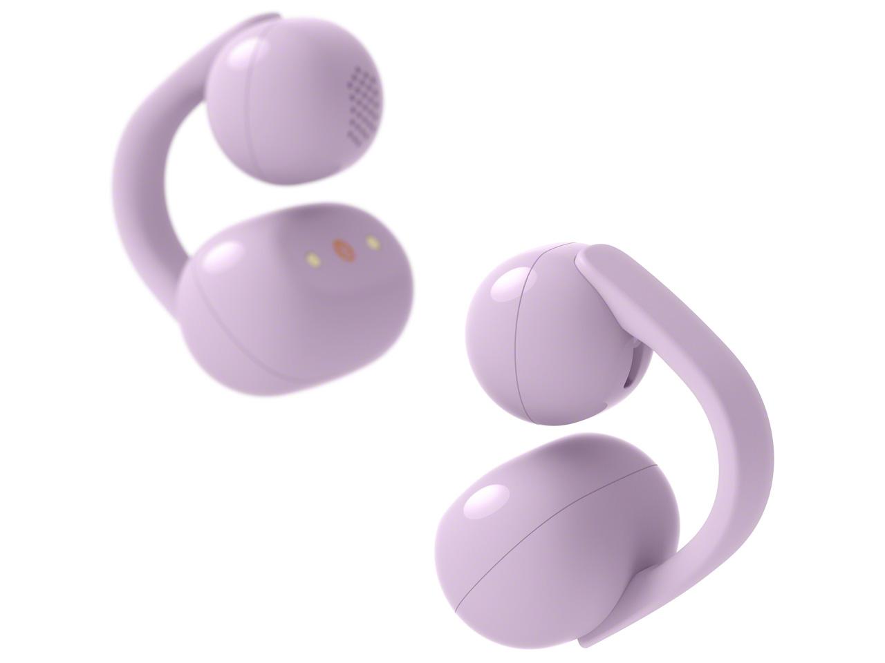 【店卸し資産限即納】SONY ソニー ワイヤレスステレオヘッドセット ラベンダー(決定付ける独立独行型無線電話)(WF-LC900/V)