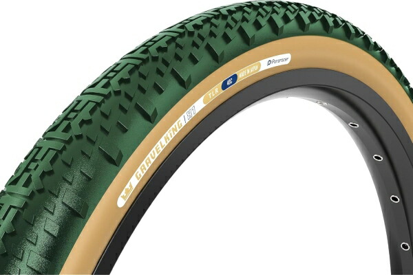 パナレーサー GRAVELKING X1 700X45C BRグリーン/茶サイド【沖縄・離島への配送不可】