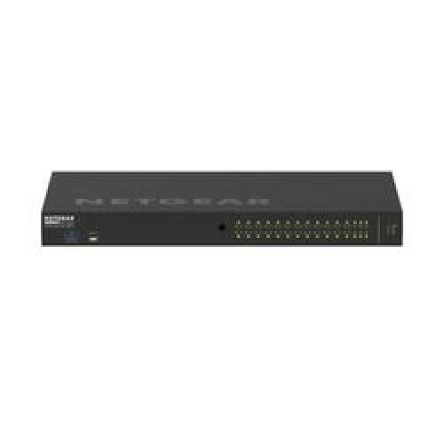 NETGEAR ネットギア ProAV PoE+ 300W 1G×26 SFPスロット×4 フルマネージスイッチ(GSM4230P-100AJS)