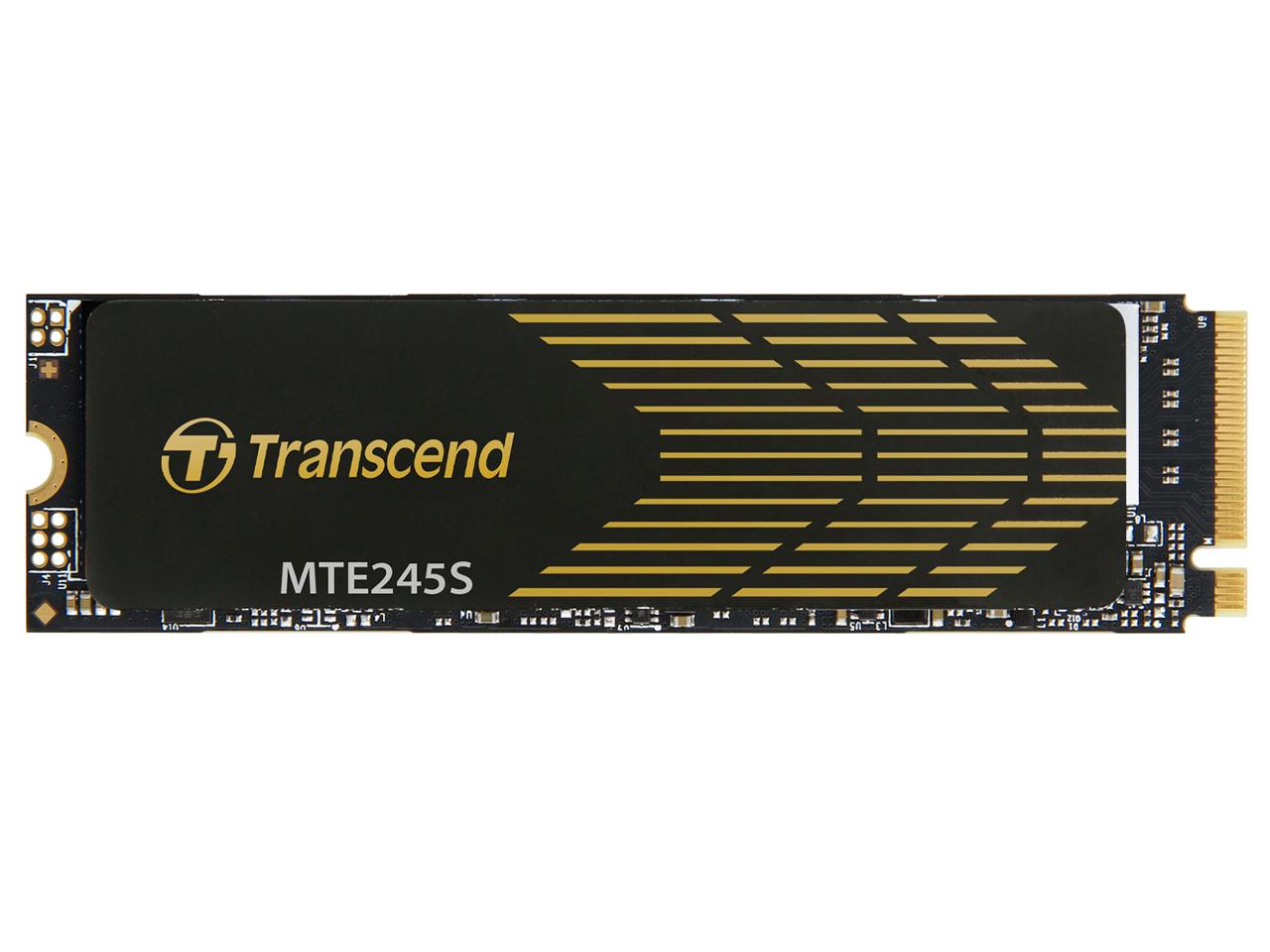 トランセンドジャパン M.2 2280 PCIe SSD 4TB Gen4x4 NVMe 3D TLC DRAM-less(TS4TMTE245S)