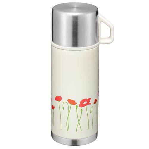 和平フレイズ レトル 水呑み付瓶 350ml 罌粟 RH-1712 野あそび 吸い筒 マグボトル (1026757)【入数:24】