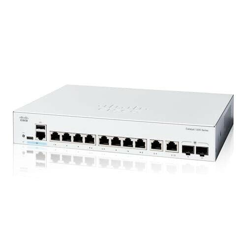 CISCO シスコ 【ラックマウントキット別途買いもとめる已むを得ず】Catalyst 1200 8-port GE Ext なおなお書き 2x1G Combo(C1200-8T-E-2G)