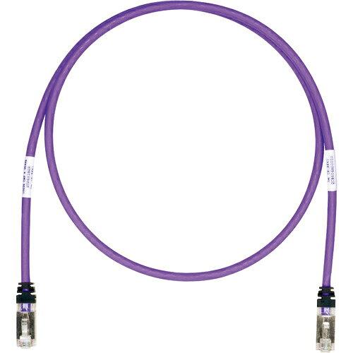 パンドウイットコーポレーション PANDUIT CAT6A/CAT6 遮蔽物パッチコード 20m 紫 STP6X20MVL (STP6X20MVL 6260)