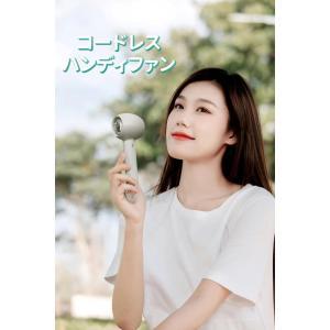 普羅米修斯 コードレスハンディファン 携帯扇風機 充電式 風量2段階 125g (P3-22XT-GR)【入数:10】｜ECJOY！店