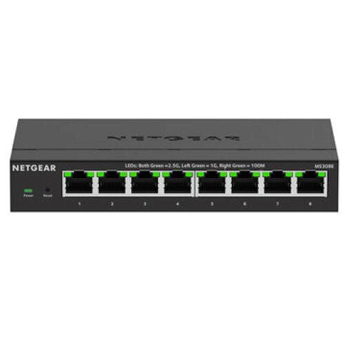 NETGEAR サイバー空間歯車 MS308E マルチギガ(2.5G)8界面 アンマネージ・プラススイッチ(MS308E-100JPS)