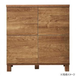タカシン家具工業 日本製組立家具 リビングボード 収納キャビネット CO-NC-8075CB ライトブラウン (2254868) 13,464円