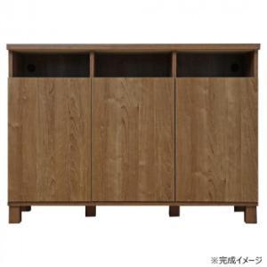 タカシン調度品産業 日本製精神的な統合調度品 リビングゲーム盤 納める押し入れ CO-NC-8011CT ともし火赤銅色 (2254864)