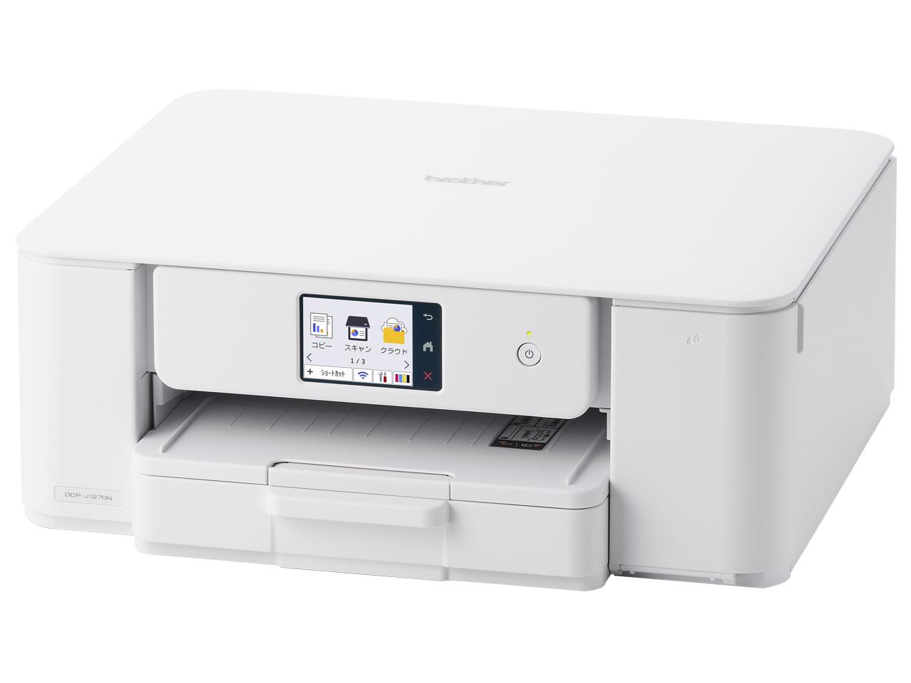 BROTHER ブラザー プリンター ブラザー A4大容量インクジェット複合機 DCP-J1270N(コピー/プリント/スキャン/自動両面印刷/Wi-Fi/簡単設定)(DCP-J1270N)
